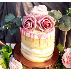, Foam Fake Combo Box Set, Bloemen met stengels, voor DIY Bloemstukken Boeketten Bruiloft Feest Thuis Baby Shower Decor (Delicate Blush)