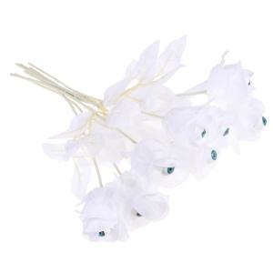 8st Augenblumenarrangement Augäpfel Gefälscht Künstlicher Rosenstrauß Drinnen Grüne Girlande Halloween-vase Teenager Künstliches Moos Raumdekorationen Horror-dekor Polyester 
