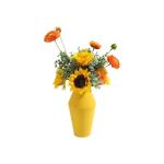 Kunstblumen Künstliches Blumenarrangement aus Sonnenblumen und Eukalyptus – fröhliche Dekoration für Tische, Hochzeiten, Büros und Zuhause – pflegeleicht für jeden Anlass
