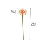 Künstliche Spinnenlilien-Blumen, 5 Stiele, 66,9 cm, Lycoris Radiata-Blumen, Lebensechte Lycoris Recoil Fake-Spinnenpflanze, Seidenblumenstrauß-Dekor für Zuhause (A)
