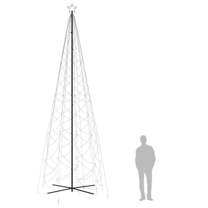 LED kerstboom kerstboom lichtboom kerstdecoratie verlichting buiten verlicht lichtketting outdoor kegelvorm meerkleurig 1400 leds 160x500 cm