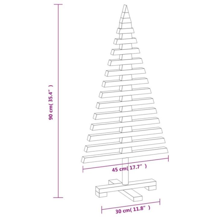 Weihnachtsbaum Holz für Dekorationen, Tannenbaum Holz, Künstlich Weihnachtsbaum, Platzsparend, DIY Dekoration, Weihnachtsbaum Tanne 90 cm