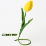 20 stuks kunstbloemen, kunstbloemen, tulp, kunstbloemen, tulp, bloemenboeket, latex, bloemen, zijde, tulp, real-touch, voor thuis, feest, bruiloftsboeket, tuindecoratie