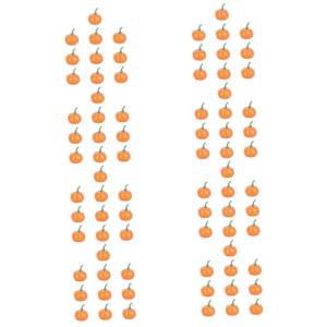 8 Sätze Künstlicher Kürbis Mini-kürbis-Requisiten Halloween-Kranz Halloween Kürbis Halloween Pumpkin Nachgeahmte Kürbisstütze Naturgetreues Kürbisdekor Plastik Yellow 10 St