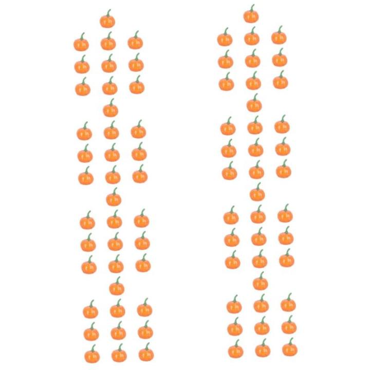8 Sätze Künstlicher Kürbis Mini-kürbis-Requisiten Halloween-Kranz Halloween Kürbis Halloween Pumpkin Nachgeahmte Kürbisstütze Naturgetreues Kürbisdekor Plastik Yellow 10 St