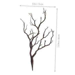 2 Stück Halloween Dekoration Baumzweig Künstliche Ranken Stiele Simulation Korallenzweig Lebensechte Korallenzweige DIY Zweige Gefälschte Getrocknete Zweige Vasenfüller