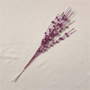 Künstliche Schaumstoffblumen, goldener Glitzer, Weihnachtsbeeren, Blumenstrauß, Zuhause, Weihnachten, Hochzeit, Dekoration, Tischkranz, Basteln, 43 cm