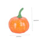 1 Satz Künstlicher Kürbis Mini-kürbisse Masse Kürbis-Fotografie-stütze Mini-kürbis-Ornamente Kleiner Halloween-kürbis Imitiertes Kürbisdekor Heimdekorationen Yellow Plastik