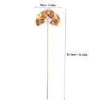 2St Blumenstab Blumenarrangement spaß zweige einhelll heusgen guci künstliche Blumenstiele fächerförmige Spitzhacke fächerförmiges Blumendekor Blumenstrauß-Stick Plastik Gol