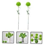 2St kunstpflanze kunstplflanze dekoring pflanzendeko blumenvasen falsche grüne Stiele Buchsbaum Kugel zimmerpflanzen Pflanzen dekor Büro künstliche Pflanzen Weich-PVC Light Gree