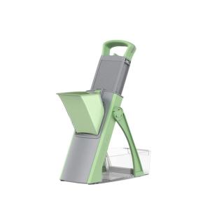 Rotary Cheese Grater Shredder - Kitchen Manual Speed Slicer mit Griff Starke Saugbasis für Kartoffel, Karotte, Gemüse, Nüsse, Zucchini,B