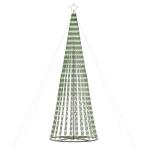 LED Weihnachtsbaum Aussen Kegelform Weihnachtsbaum Metall Groß Kaltweiß 688 LEDs Tannenbaum Lichterbaum Weihnachtsdeko Aussen Weihnachtsbaum Tanne 300 cm
