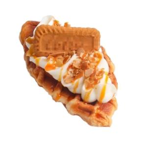 Fake Kuchen künstliche Kuchen 8 Stücke Gefälschte Waffel Kuchen Lebensmittel Modell Simulation Realistische Nachahmung Faux Waffel Replik Gebäck Realistisches Essen(C)