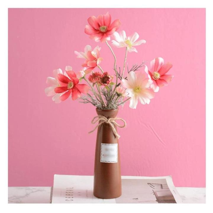 Kunstblumen Künstliche künstliche Pflanzen, künstliche Blumenarrangements für den Innenbereich in Töpfen, gefälschte Bonsai-Pflanzen für den Hausgarten im Innen- und Außenb