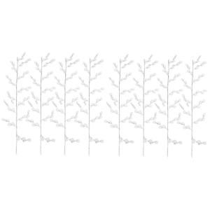 8 Stück Acryl Pflanze Blütenknospe Zweig Hochzeit Zuhause Zubehör Hochzeit Blumenhandwerk Hochzeit Party Heimdekoration Hochzeit
