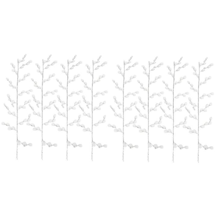 8 Stück Acryl Pflanze Blütenknospe Zweig Hochzeit Zuhause Zubehör Hochzeit Blumenhandwerk Hochzeit Party Heimdekoration Hochzeit