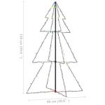 Weihnachtsbaum in Kegelform 200 LEDs Indoor Outdoor 98x150 cm