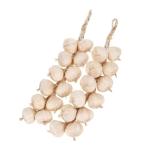 1 Satz Künstliches Gemüse Beige Künstlicher Knoblauch Künstliche Lebensmittel Knoblauch-Modell Knoblauchknolle Gefälschter Knoblauch Gefälschtes Gemüsemodell Schaumgemüse 2