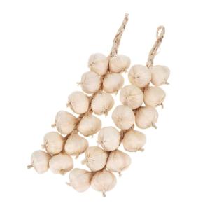 1 Satz Künstliches Gemüse Beige Künstlicher Knoblauch Künstliche Lebensmittel Knoblauch-Modell Knoblauchknolle Gefälschter Knoblauch Gefälschtes Gemüsemodell Schaumgemüse 2
