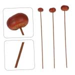 3 Sätze Dekorative Pilze Weihnachtsblumendekor Stängel Gefälschte Künstliche Blüten Artificial Brün Blumenornamente Aus Holz Holzblume Selber Machen Brown 3 Stück * 3