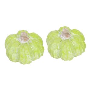 Pompoen 2 Stuks - Decoratie Halloween Props Levensechte Keramische Halloween Oogstdecoraties Tuin Ornament Plant Decoraties Thanksgiving - Desktop-Decor