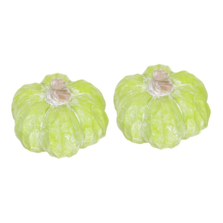 Pompoen 2 Stuks - Decoratie Halloween Props Levensechte Keramische Halloween Oogstdecoraties Tuin Ornament Plant Decoraties Thanksgiving - Desktop-Decor
