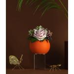Kunstblumen Künstliche Blumen mit Keramikvase, gefälschte Seidenblumen, nordisches Licht, Luxus-Simulationsblume, Heimtischzubehör für jeden Anlass