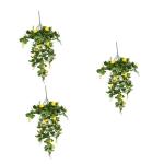 3 Stück Simulation Zitrone Rattan Zitrone Heimdekoration Zitronenzweig Picks Zitronenzweig Dekor Gefälschte Zitronenzweige Künstlicher Zitronenzweig Zitronenzweig Baumpicks