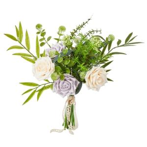 Hochzeitssträuße für die Braut, Brautjungfer, Handsträuße, künstliche Blumen zum Werfen, Zeremonie, Jahrestag, Brautparty-Dekorationen
