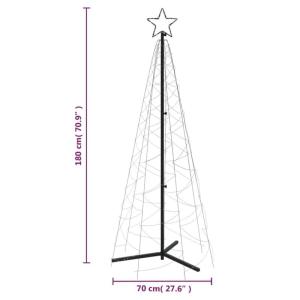 Kerstcon, warm wit, 500 leds, 100x300 cm
