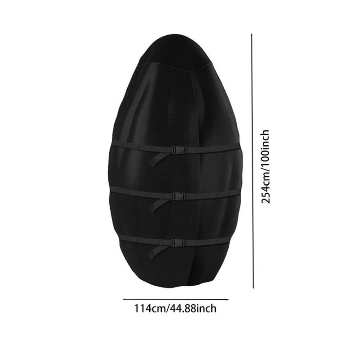 Weihnachtsbaum Aufbewahrungstasche für Stehende Bäume Ohne Ständer, Schwarz 114 Cmx254 cm
