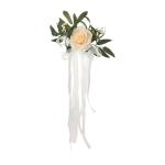 Künstliche Stuhllehne, Blumenarrangement, mehrfarbig, für den Außenbereich, Hochzeit, Stuhl, Dekoration, Hochzeitsdekoration