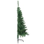 Mini Tannenbaum,Fairy Tree Weihnachtsbaum,Künstlicher Halber Weihnachtsbaum mit Ständer Grün 120 cm PVCGeeignet für Patio, Schlafzimmer, Wohnzimmer, Weihnachten