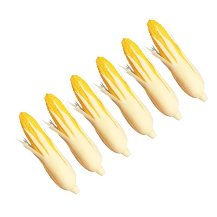 12 STK Mini-Kunstmais Künstliche Pflanze künstliches Popcorn plastikbeutel plastiktasche Gemüse Pflanzendekor künstlicher Mais gefälschter Mais Miniatur Kleidung Maiskolben Mo