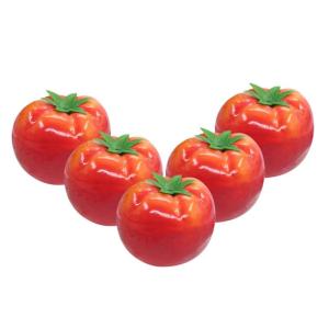 3 Sätze Nachahmung Tomate Tomaten-Requisite Tomaten-vitrine-Requisite Simulation Tomate Realistisches Tomatenmodell Realistische Gefälschte Tomate Künstlich Schaum Rot 5 Stück 