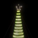 LED Weihnachtsbaum Aussen Kegelform Weihnachtsbaum Metall Groß Kaltweiß 1544 LEDs Tannenbaum Lichterbaum Weihnachtsdeko Aussen Weihnachtsbaum Tanne 500 cm
