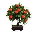 Kunstblumen Künstliche Obst-Topfpflanze, Kunst-Mini-Kunststoff-Obstpflanzen, Kunstpflanzen im Topf, für Geschäft, Büro, Zuhause, Tischdekoration für jeden Anlass