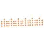 6 Sätze Künstlicher Kürbis Künstliches Kürbisdekor Kürbiskernstück Ernten Halloween-kürbis-Requisite Mini-dekor Herbstdeko Lebhafter Kürbis Kürbis-dekor Yellow Plastik 10