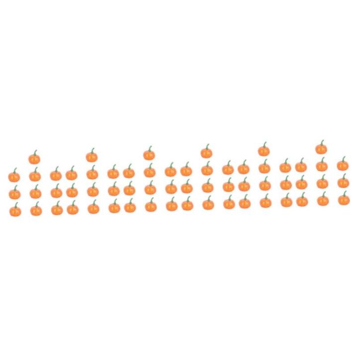 6 Sätze Künstlicher Kürbis Künstliches Kürbisdekor Kürbiskernstück Ernten Halloween-kürbis-Requisite Mini-dekor Herbstdeko Lebhafter Kürbis Kürbis-dekor Yellow Plastik 10