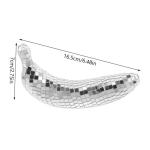 10 STK Disco-Banane Reflektierendes Disco-Ornament Bühnenbeleuchtungskugel Hängende Discokugel Reflektierende Discokugel Bananenverzierung Gefälschte Banane Home Obstfigur Schau