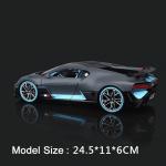 1/18 Voor Bugatti Chiron Divo Metaalspuitgietwerk Hoge Simulatie Sportwagen Model Ambachten Decoratie (Kleur: Blauw)