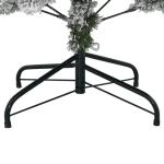 Tannenbaum Kunstbaum mit PVC-Spitzen, Weihnachtsdeko Dekobaum für Innen Außen Künstlicher Weihnachtsbaum Klappbar Beschneit 120 cm
