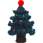 Gehäkelte Weihnachtsbäume, Mini-künstliche Weihnachtsbaumdekorationen, Handgefertigte Gehäkelte Weihnachtsbaumschmuck-Dekorationen