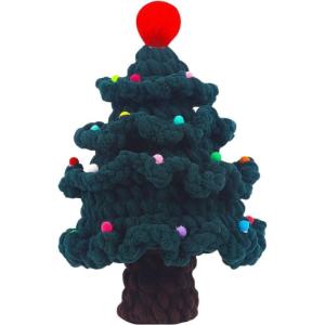Gehäkelte Weihnachtsbäume, Mini-künstliche Weihnachtsbaumdekorationen, Handgefertigte Gehäkelte Weihnachtsbaumschmuck-Dekorationen