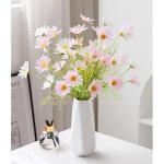 Kunstblumen Künstliche kleine Gänseblümchen-Blumen, Faux Gänseblümchen-Blumenstrauß-Arrangements für Zuhause, Partyraum, Blumendekoration, Foto-Requisiten für jeden Anlass