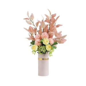 Kunstblumen Künstliche Blumen, Moderne Blumenstrauß-Dekoration, Hortensie, Eukalyptus, künstliches Blumenarrangement, künstlicher Bonsai für Wohnzimmer für jeden Anlass