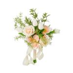 Hochzeitssträuße für die Braut, Brautjungfer, Handsträuße, künstliche Blumen zum Werfen, Zeremonie, Jahrestag, Brautparty-Dekorationen