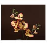 Kunstblumen Phalaenopsis-Kunstblumen-Arrangement mit Keramiktopf, künstliche Blumen, Seiden-Orchideen-Blume für den Tisch im Wohnzimmer für jeden Anlass