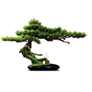 Künstlicher Bonsai-Baum Simulation Willkommen Kiefer Bonsai Baum Indoor Künstliche Bonsai Baum Home Office Wohnzimmer Gefälschte Baum Topf Gefälschte Blume Grün Pflanze Dekora