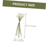 1Stk Simulierte Kugelchrysantheme Blumendekor selber Machen Hochzeitssträuße Layout- künstliche Blumen künstliche blüten schmücken Blumenarrangement Strauß Plastik Weiß